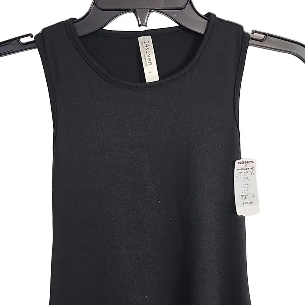 24/7 Comfort Apparel Black Dress, NWT, Small - Picture 2 of 6